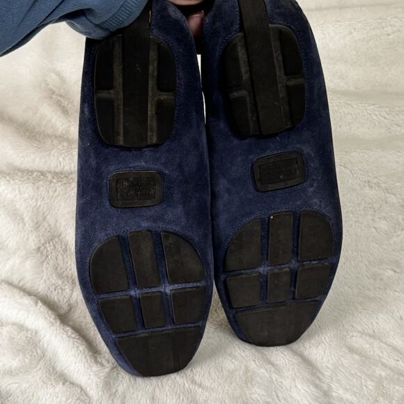 To Boot New York Adam Derrick Driver Blue Suede Mens Sz 11 Slip On Loafers A - Picture 3 of 10